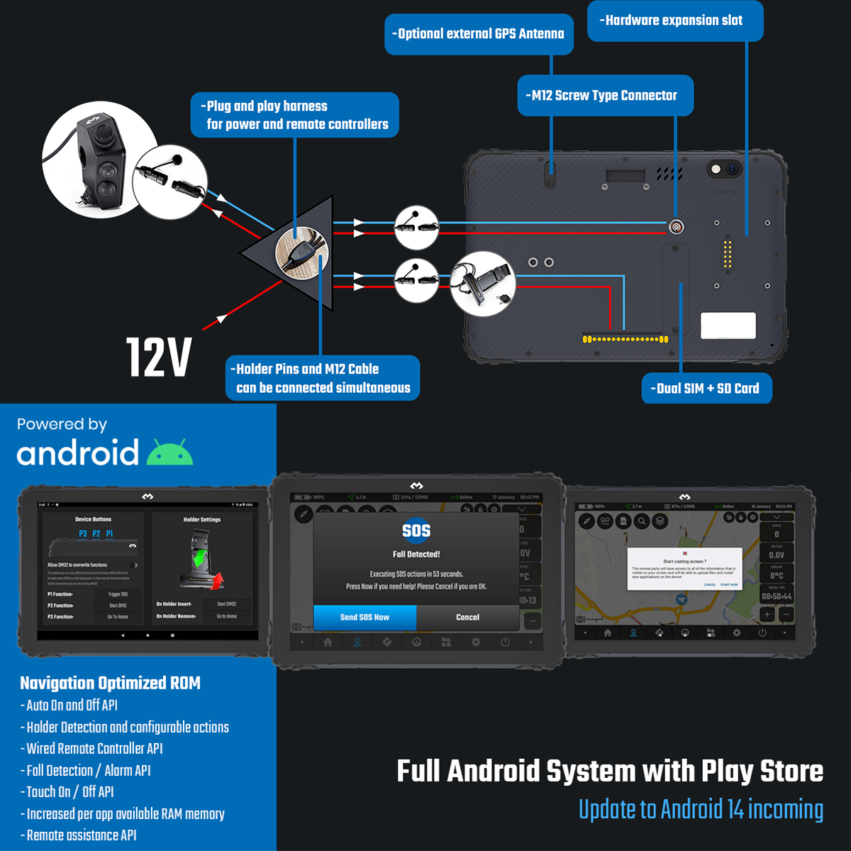 DMD T880X - 8" Professional Rugged Navigation Tablet - Image 9