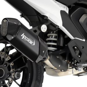 HPCorse 4-TRACK R Black Titanium Silencer - BMW R 1250 GS / ADV (Cat 626)