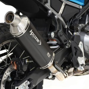 HPCorse SP-2 Short Black Titanium Slip-On Exhaust - CFMOTO 450MT (2024-2026)