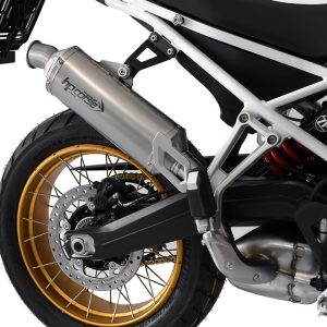 HPCorse SP-1 EVO Short Titanium Exhaust - BMW F900 GS / Adventure (2024-2025) - Satin