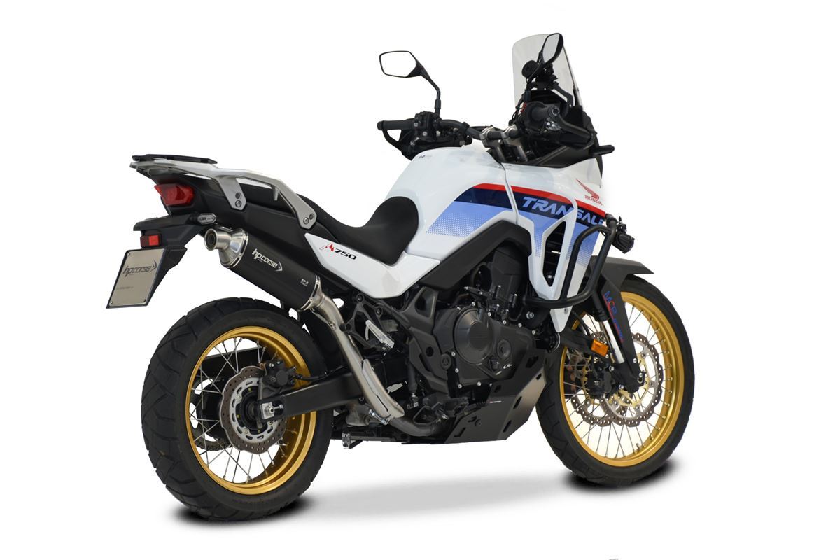 HPCorse SP-2 Short Black Titanium Exhaust (High-Mount) - Honda XL750 Transalp (2023-2026) - Image 7