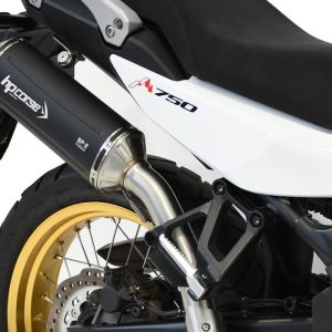 HPCorse SP-2 Short Black Titanium Exhaust (High-Mount) - Honda XL750 Transalp (2023-2026)